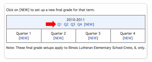 gradesetup